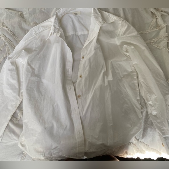 Aritzia Wilfred free white button up - Picture 1 of 3